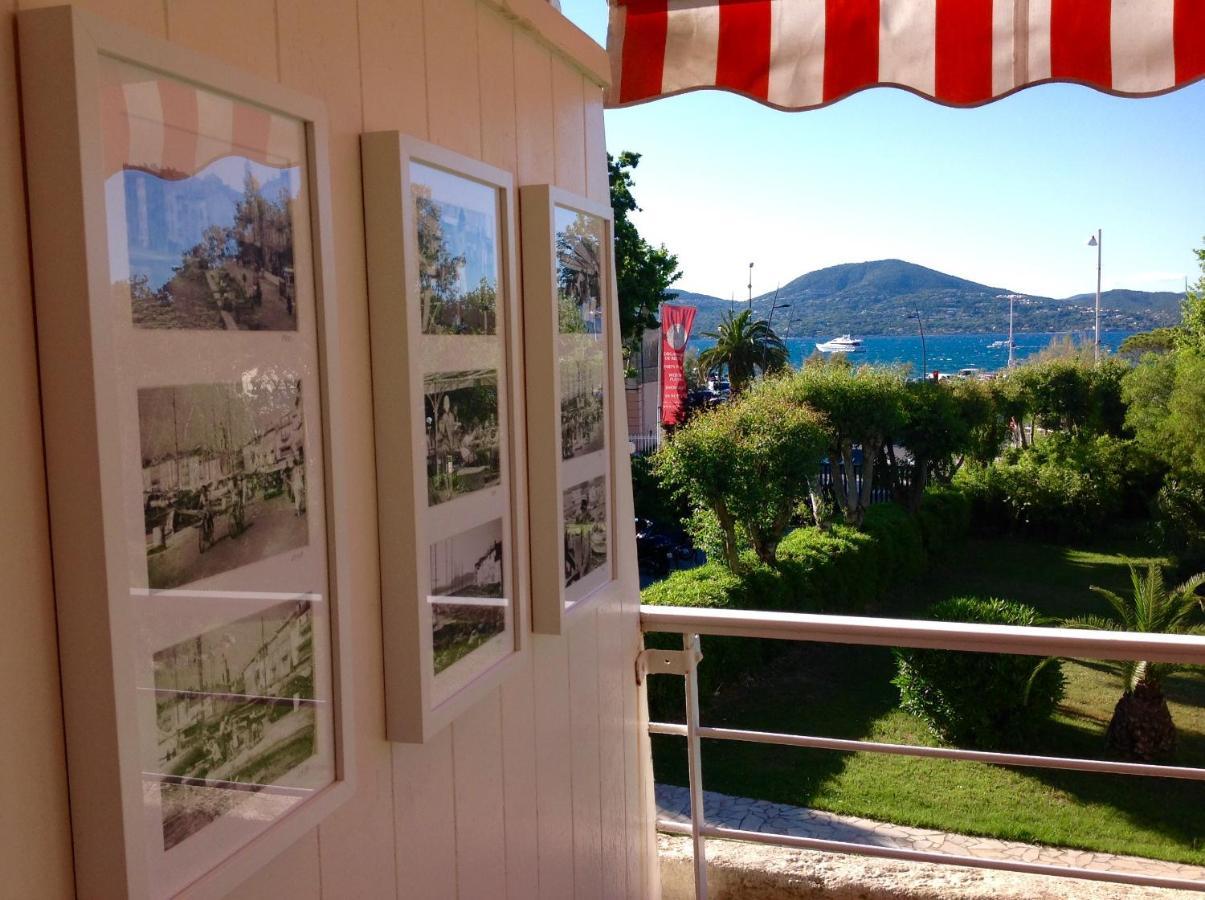 Studio centre Saint Tropez parking piscine wifi vue mer Esterno foto